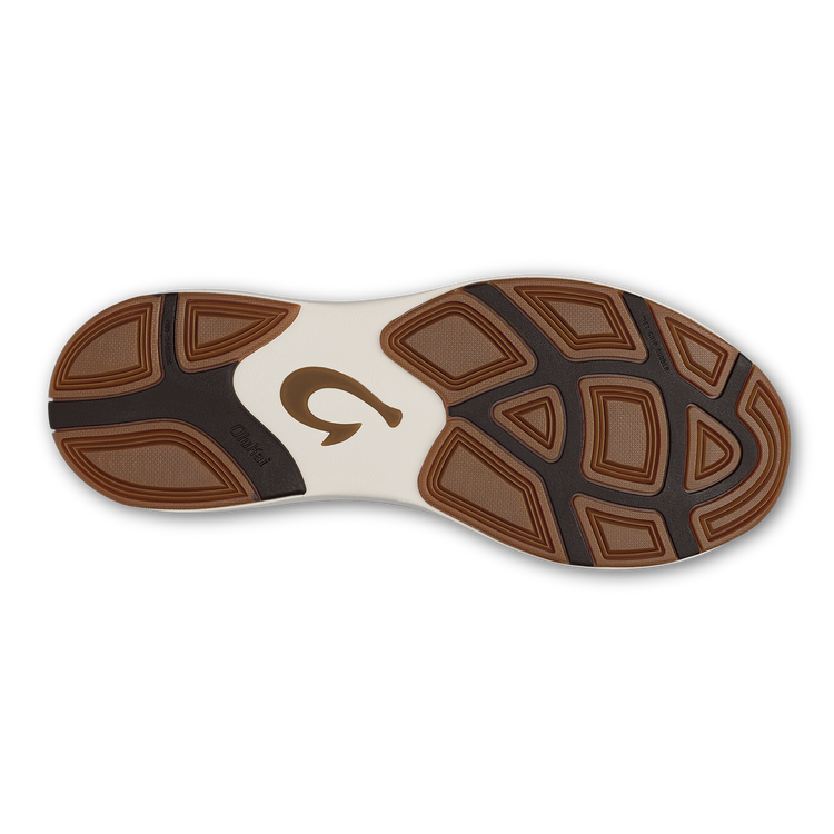 Mio Li M - Mustang/DK Java men's shoe sole in brown and tan geometric tread by OLUKAI