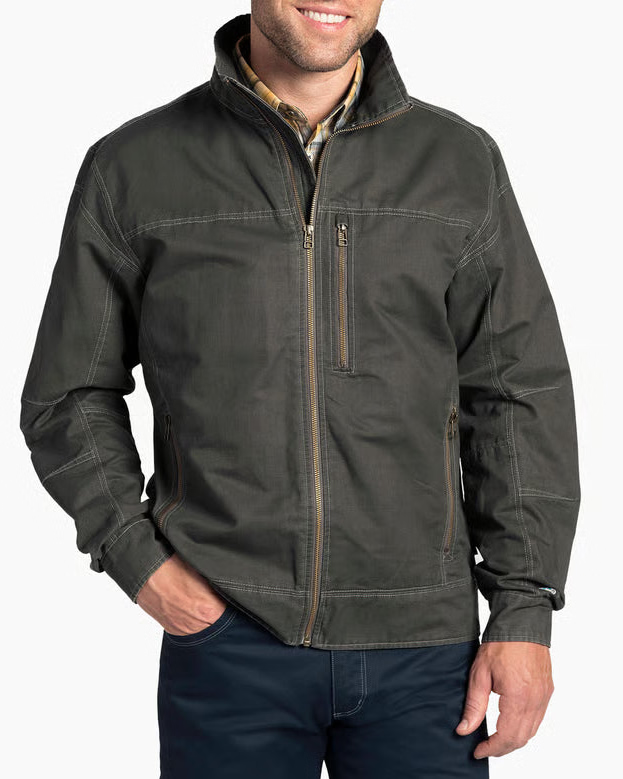 Burr Jacket - Gun Metal