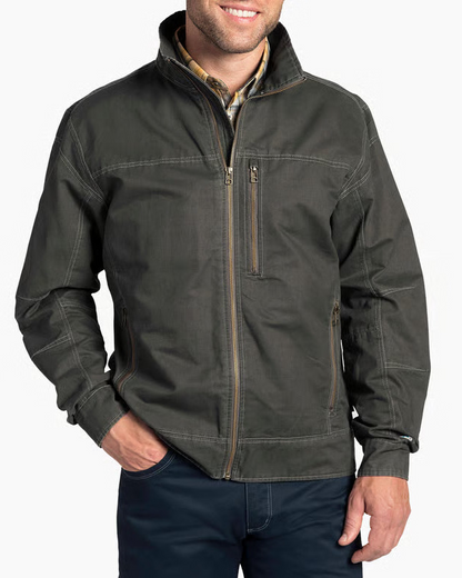 Burr Jacket - Gun Metal