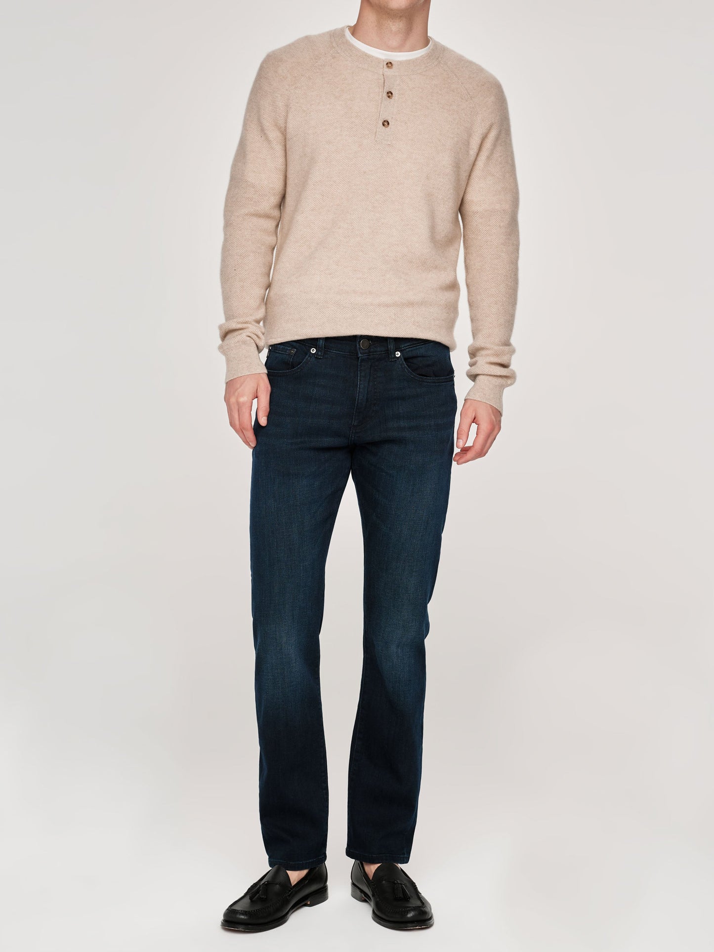 Russell Slim Straight 32" - National Harbor deep indigo men's pants by DL1961, moisture wicking