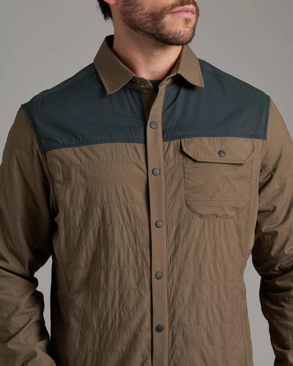 M's The One Shirt-Jac - Kanteen/Dark Pine