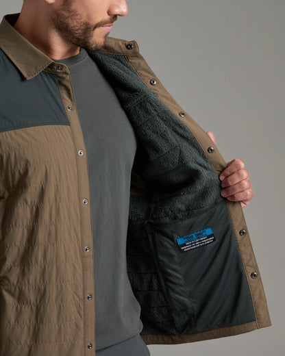 M's The One Shirt-Jac - Kanteen/Dark Pine