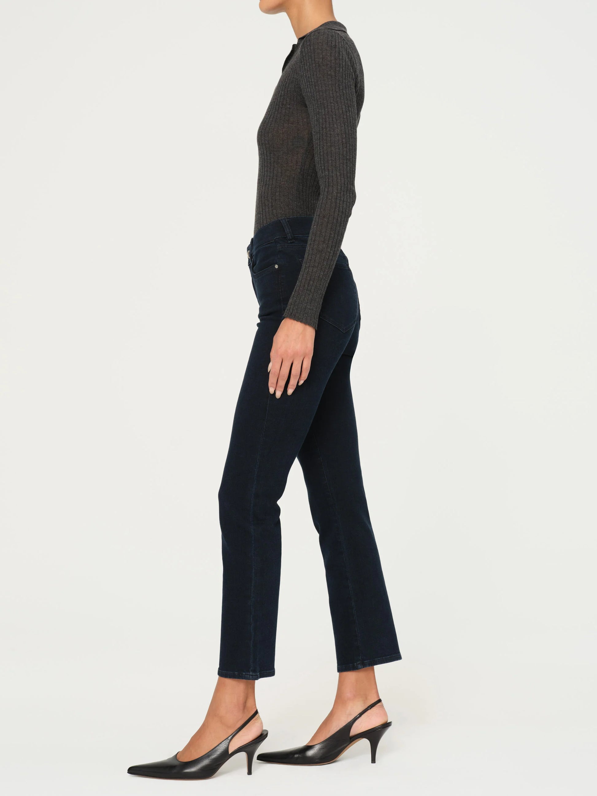Mara Straight 27" - Flatiron deep indigo straight leg jeans by DL1961, Women's Pants HCO boutique