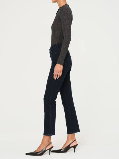 Mara Straight 27" - Flatiron deep indigo straight leg jeans by DL1961, Women's Pants HCO boutique