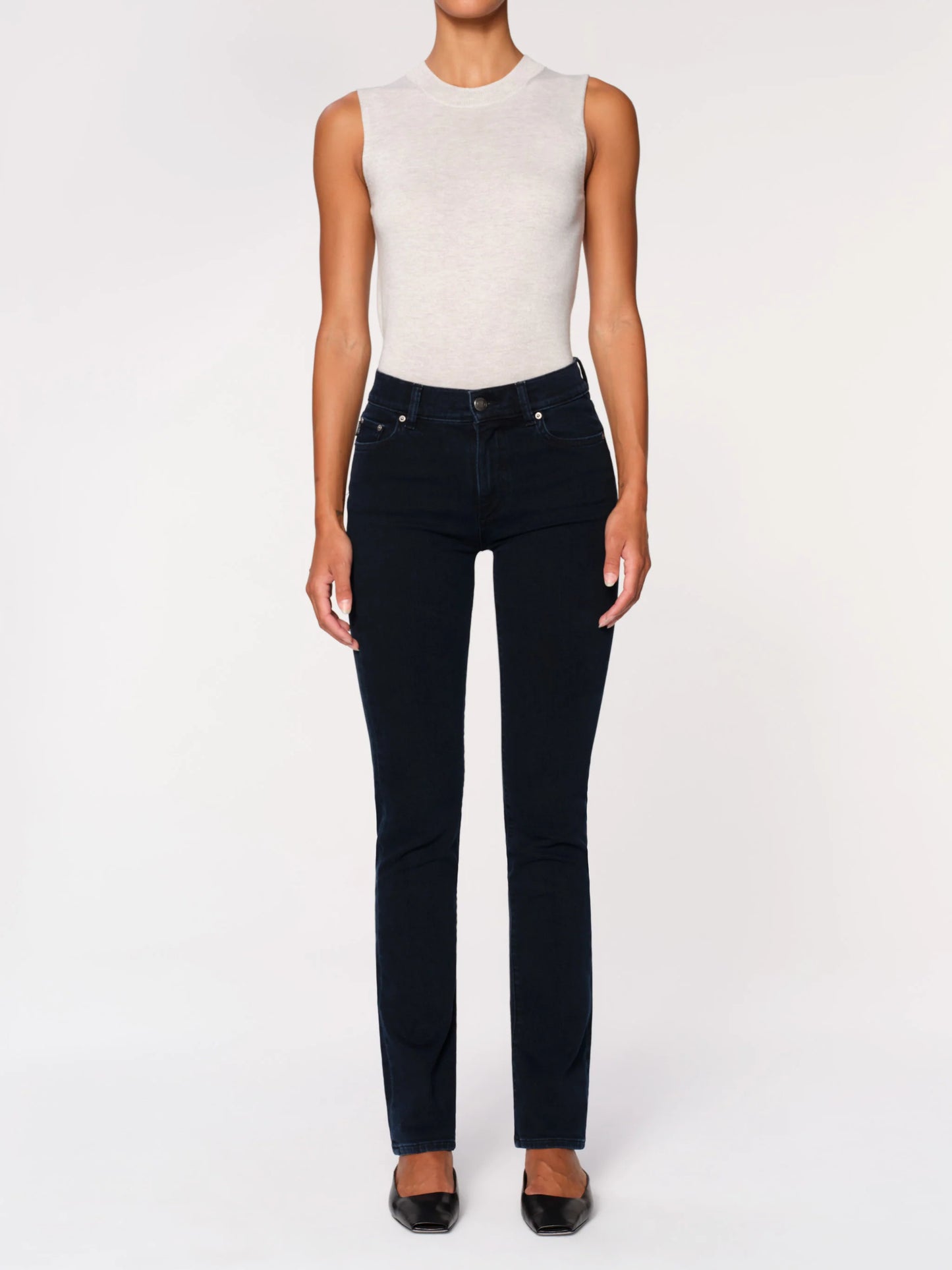 Mara Straight 31" - Flatiron deep indigo mid-rise jeans by DL1961, Women's Pants HCO boutique
