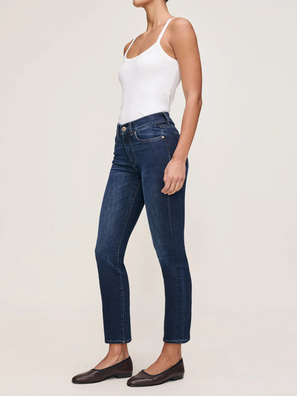 Mara Straight 27" - Eastside dark indigo stretch straight leg jeans by DL1961, Women's Pants HCO boutique