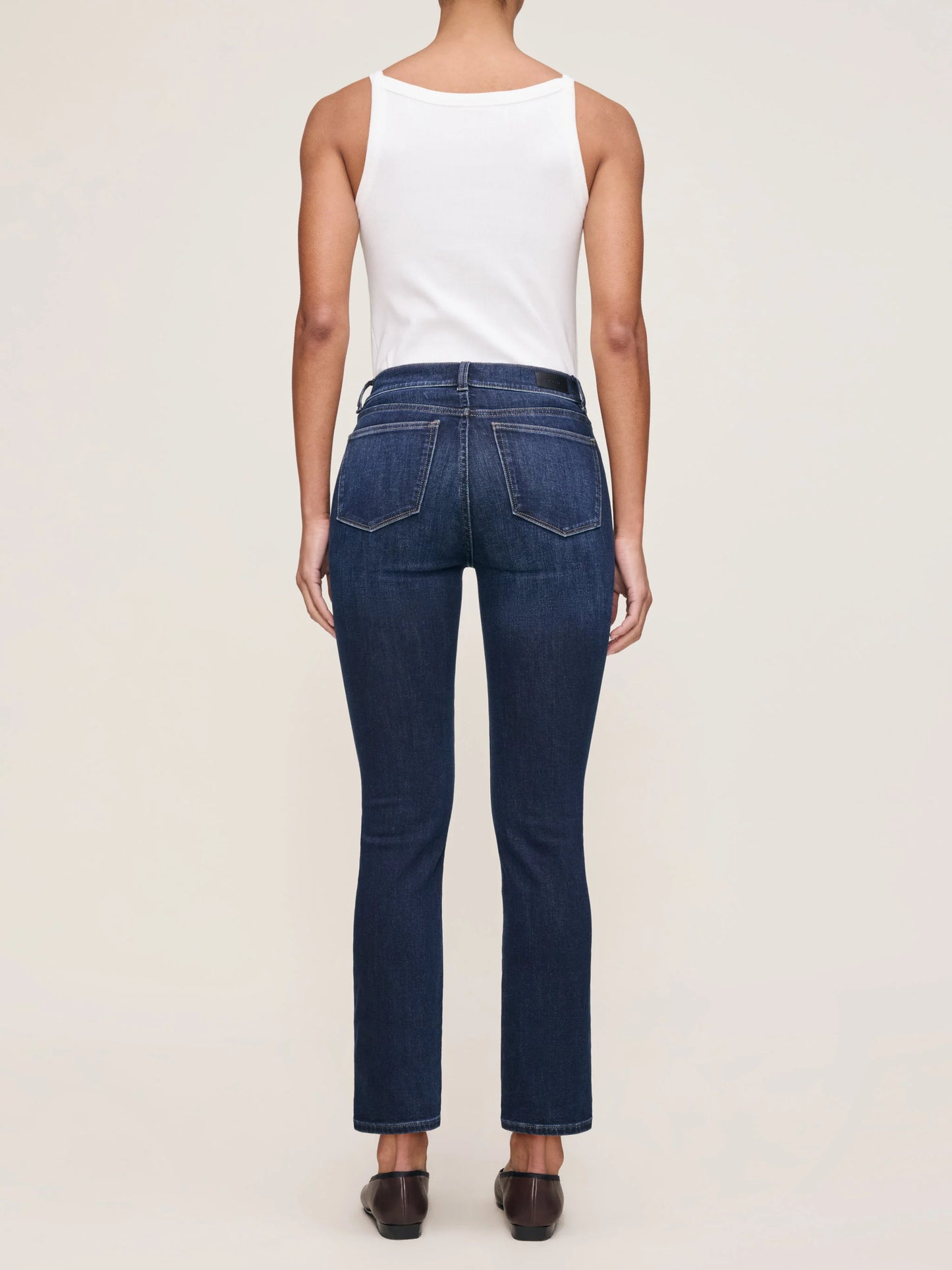 Mara Straight 27" - Eastside dark indigo stretch straight leg jeans by DL1961, Women's Pants HCO