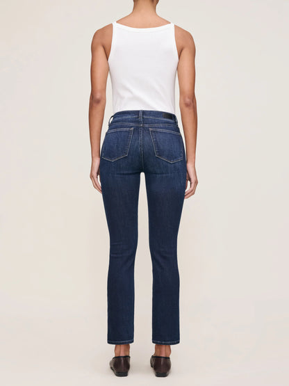 Mara Straight 27" - Eastside dark indigo stretch straight leg jeans by DL1961, Women's Pants HCO