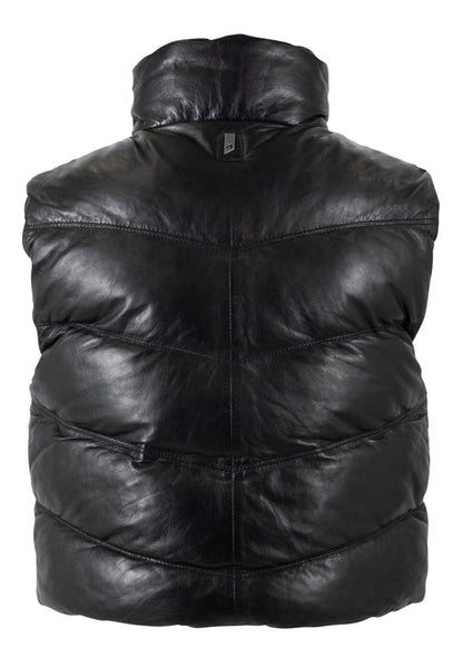 Ellen Os Leatehr Vest - Reversible