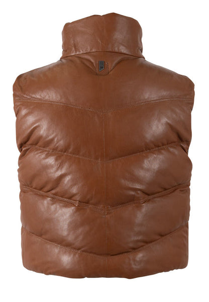 Ellen Os Leatehr Vest - Reversible