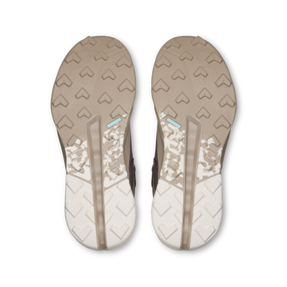 Women's Cloudhorizon 2 Mid WP - Cinder/Desert by ON RUNNING beige brown hiking shoe outsoles