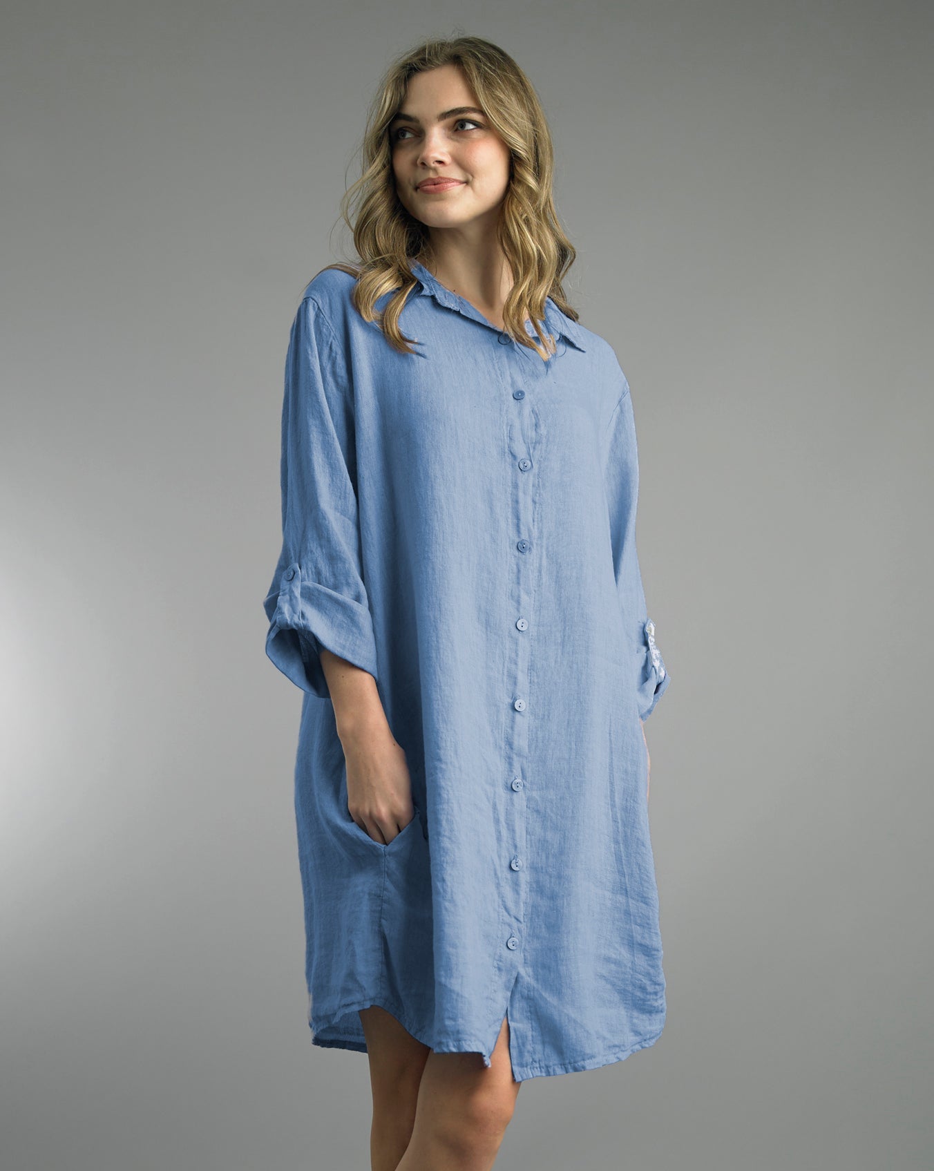 Button Front Dress