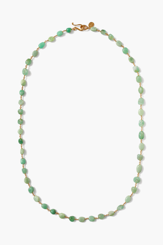 18K Gp Chrysoprase Neck