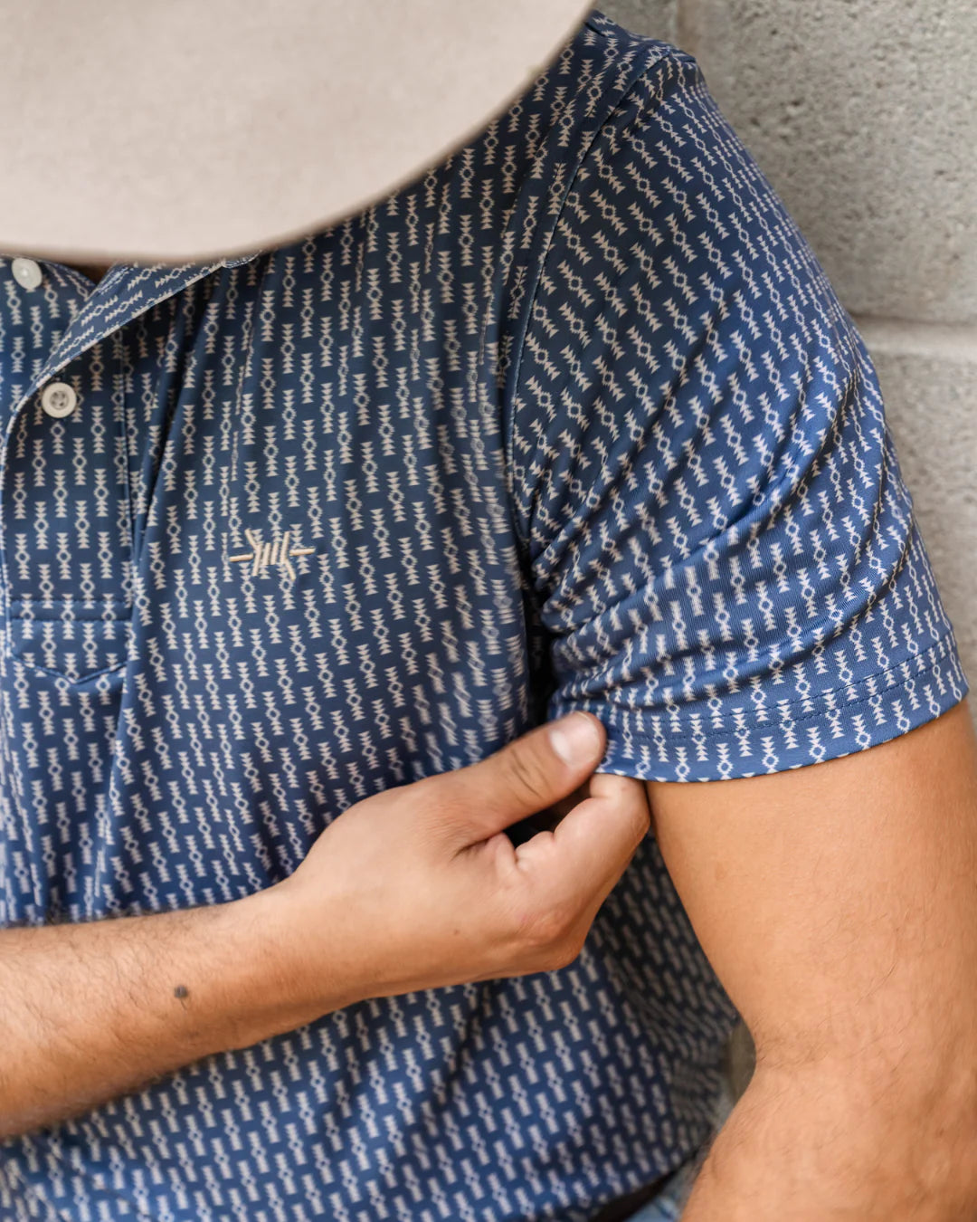 Texas Traditions Polo - Serape Navy