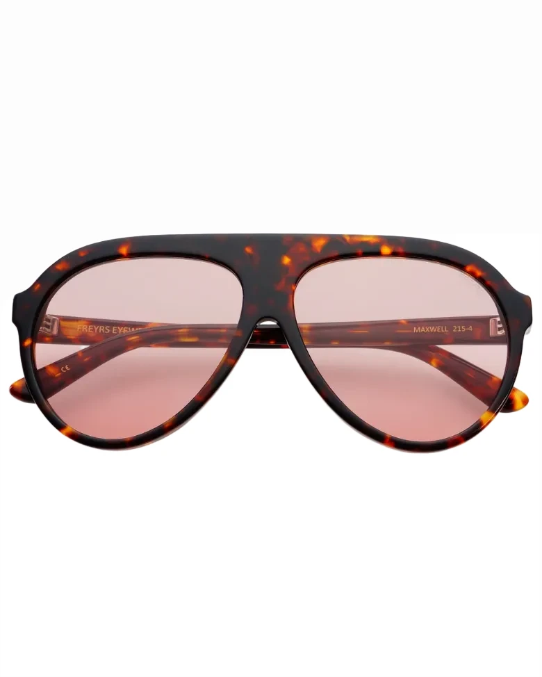 Maxwell Acetate Unisex Aviator - Tortoise / Pink