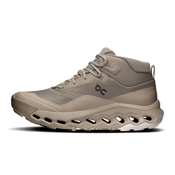 Men's Cloudhorizon 2 Mid WP - Cinder/Desert by ON RUNNING beige and brown hiking shoe