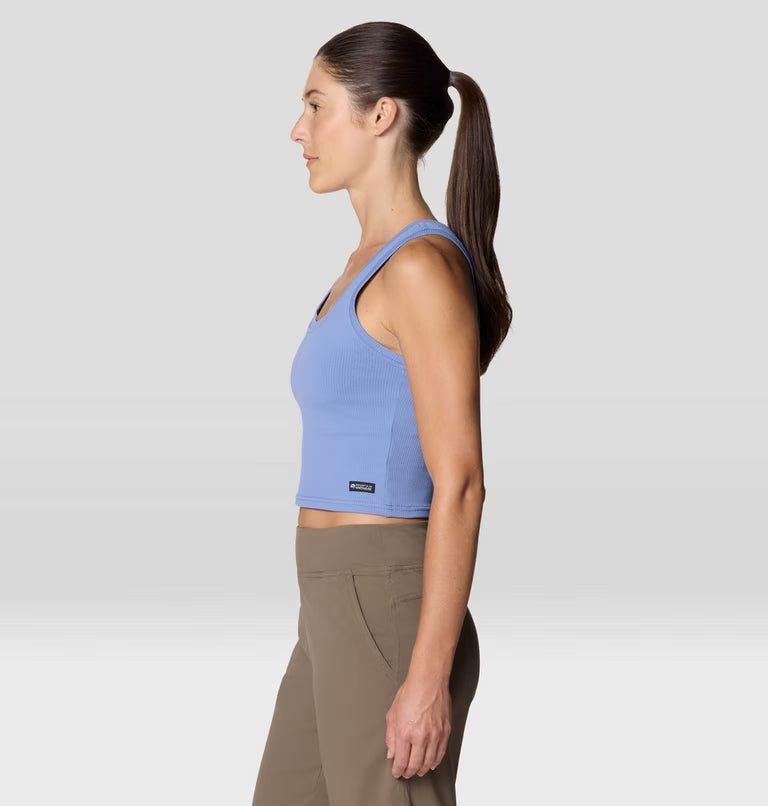 Peak Knit Tank W in purple with moisture-wicking, ultra-soft fabric by MOUNTAIN HARDWEAR