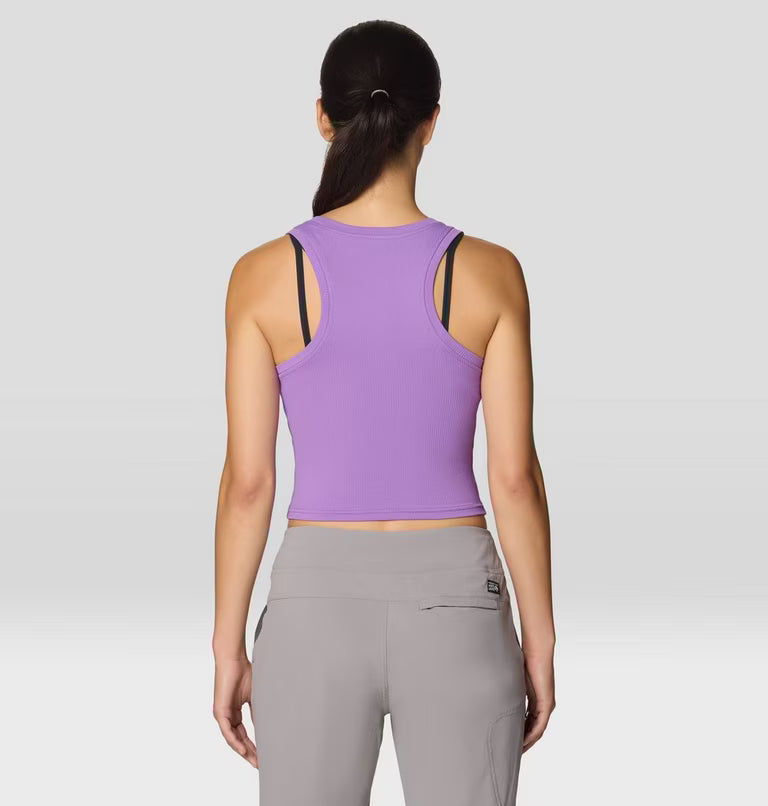 Peak Knit Tank W in purple with ultra-soft, moisture-wicking fabric by MOUNTAIN HARDWEAR