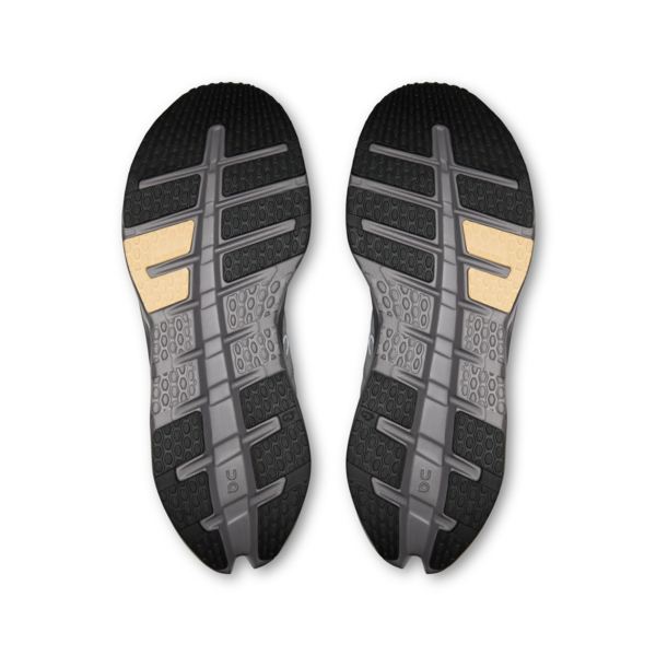 Men's Cloudrunner 3 - Platinum/Squash by ON RUNNING with gray treaded outsoles