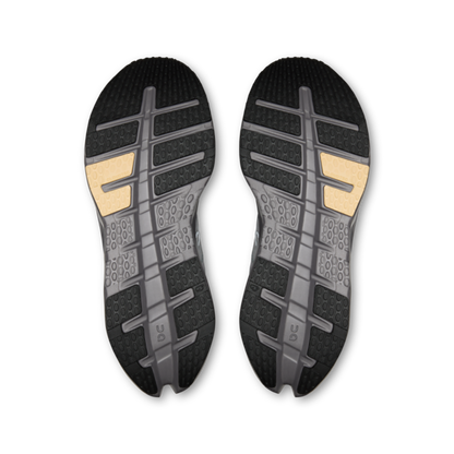 Men's Cloudrunner 3 - Platinum/Squash by ON RUNNING with gray treaded outsoles