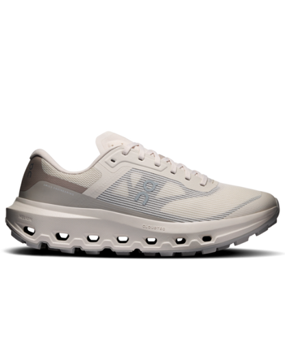 Cloudvista 3 W - Pearl/Cinder by ON RUNNING, cushioned white outdoor women's shoe at HCO