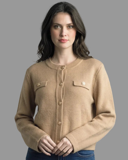Button Up Jacket - Camel