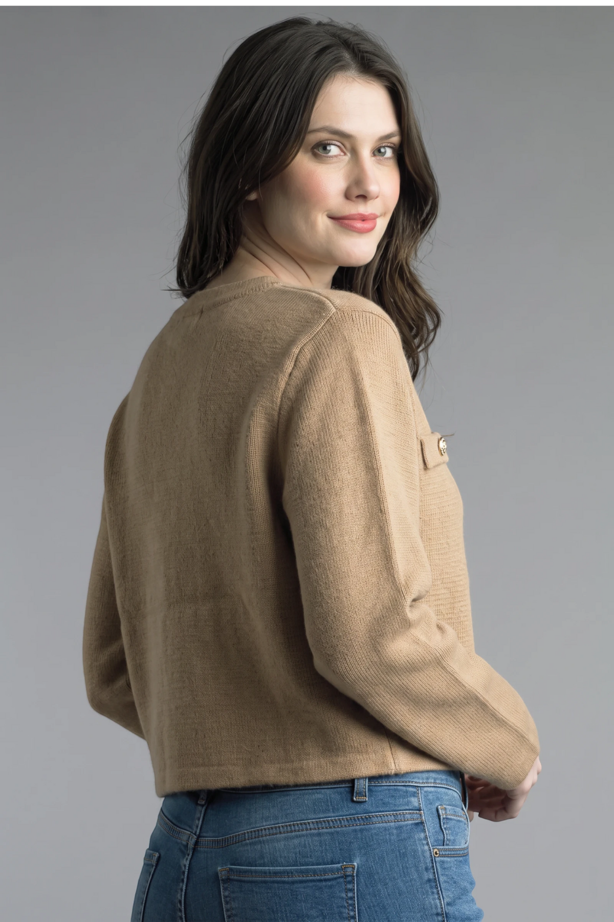 Button Up Jacket - Camel