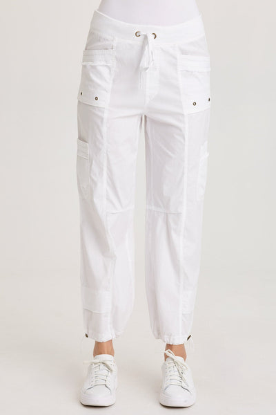 Jannik Pant in soft coral with cinchable leg openings and cargo pockets XCVI Women's Pants HCO