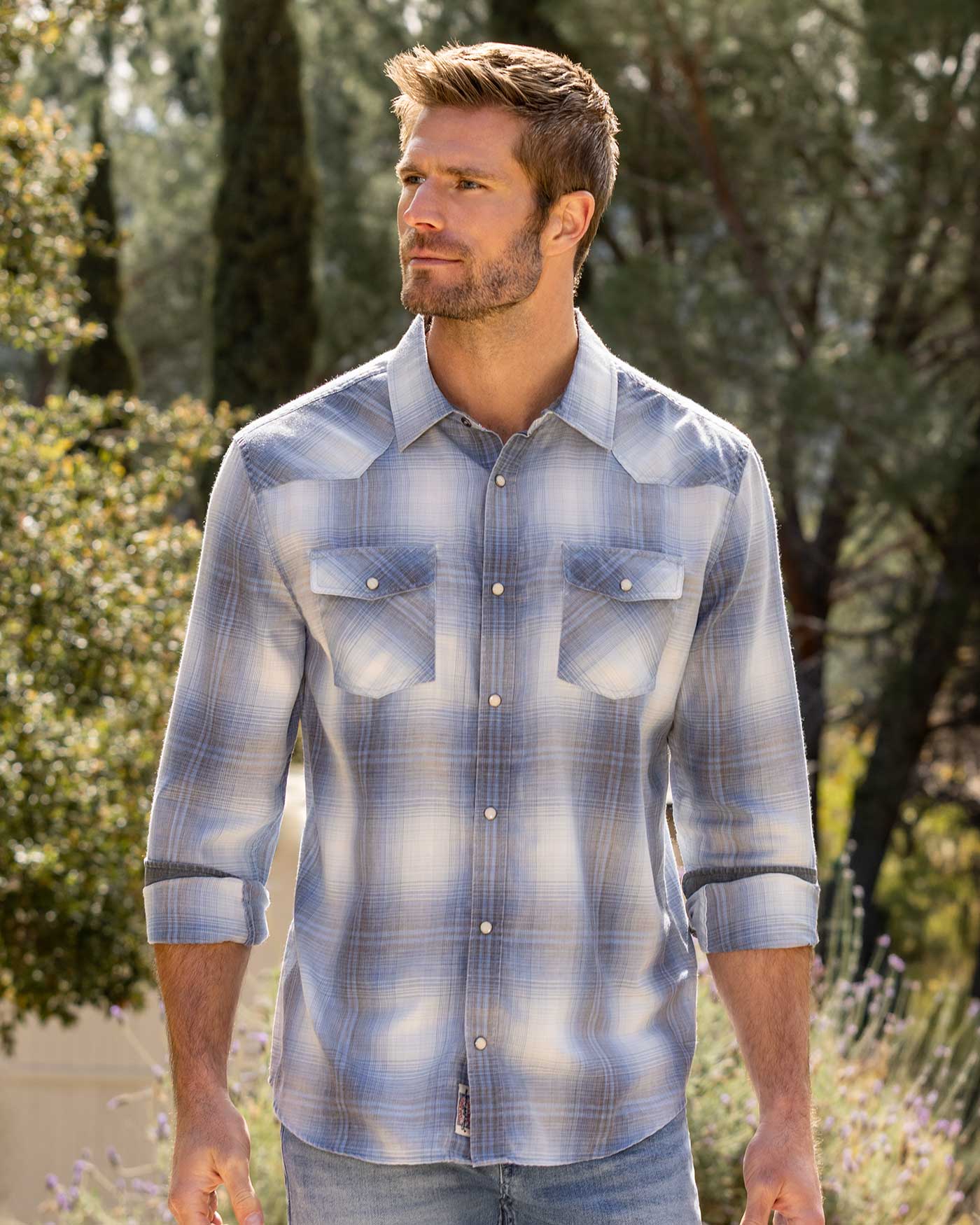 Rocklin LS Vintage Soft Western Shirt