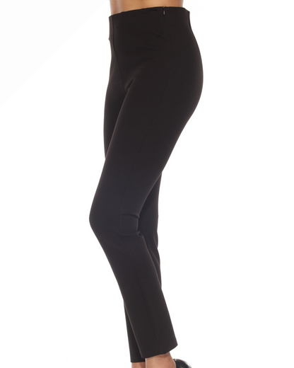 Aurora slim stretchable black pants for women by AZI JEANS, HCO collection at boutique