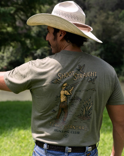 Heritage Printed Tee - Shoot Straight