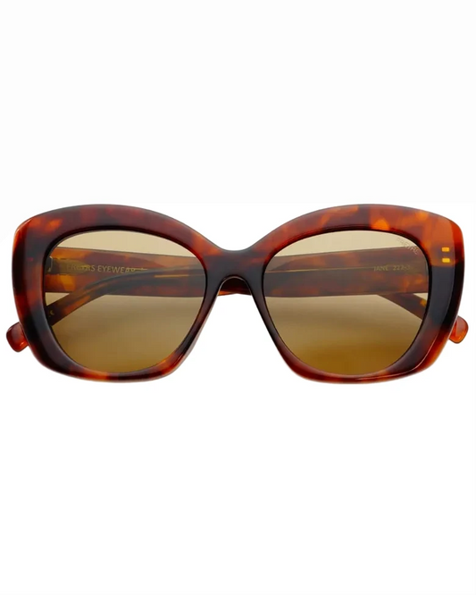 Jane Oversized Acetate - Brown Tortoise
