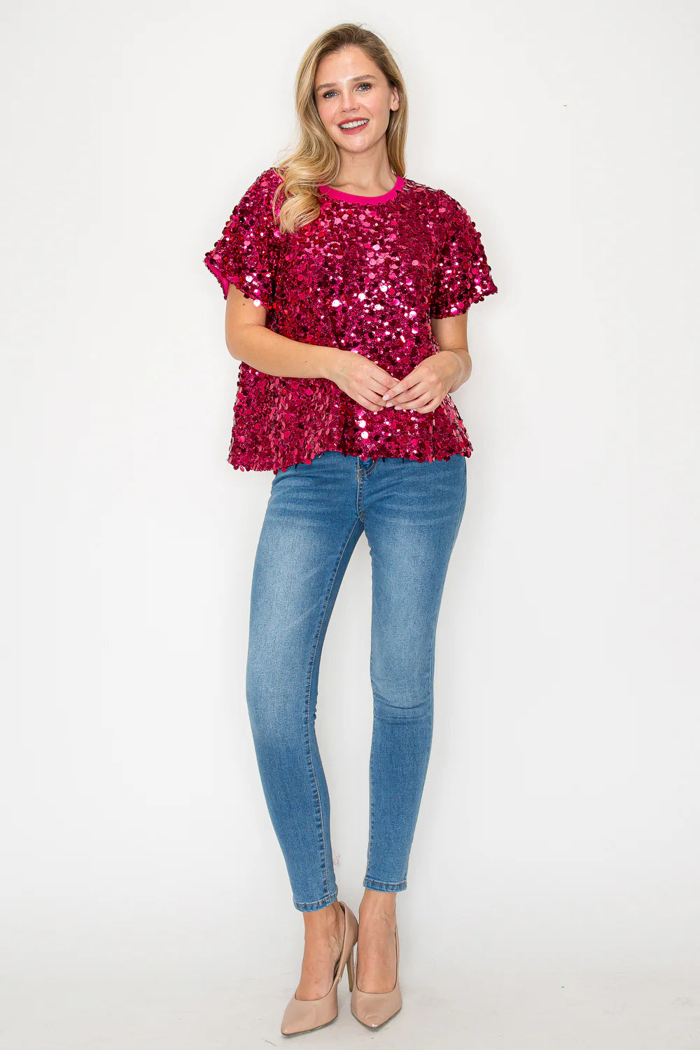 Jeovanny Sequin Top