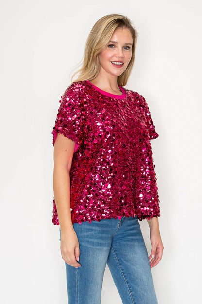 Jeovanny Sequin Top