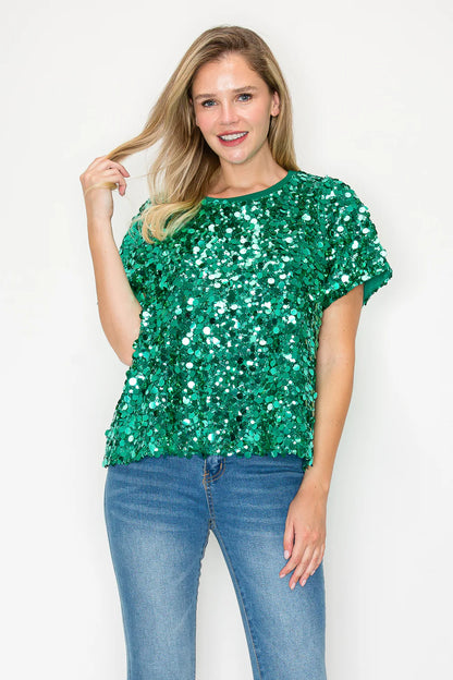 Jeovanny Sequin Top