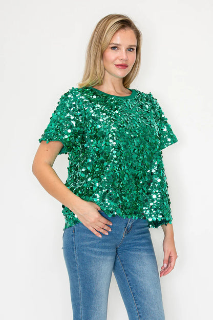 Jeovanny Sequin Top