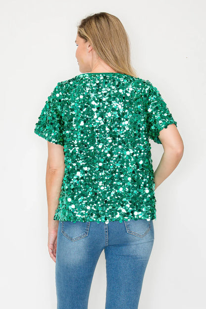 Jeovanny Sequin Top