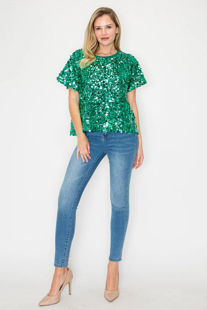 Jeovanny Sequin Top
