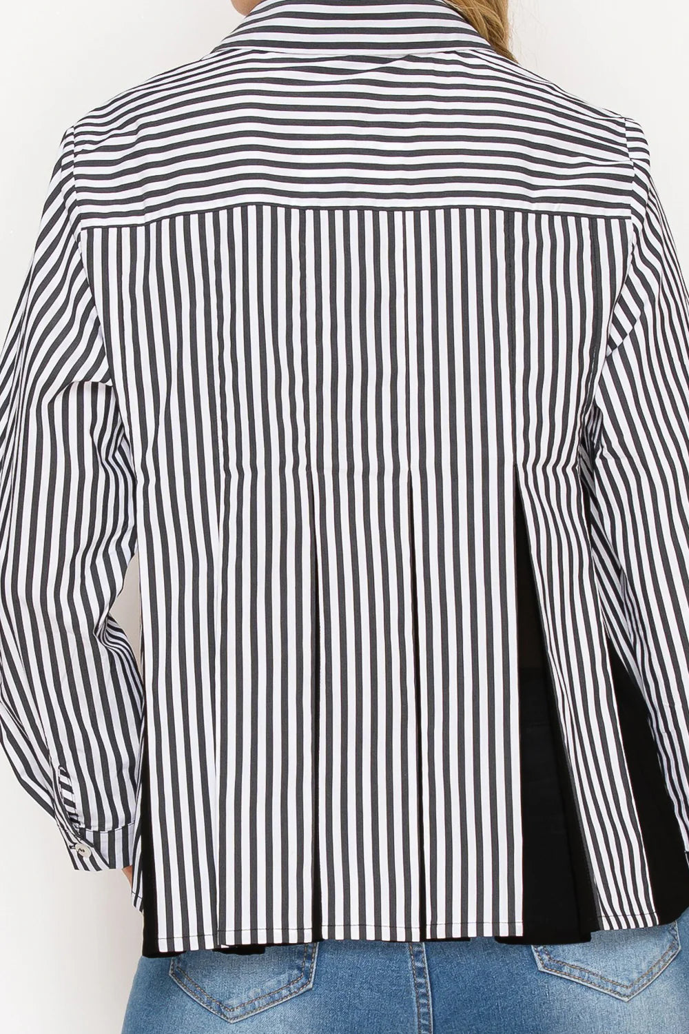 Jenn Shirt W/Pleating Details