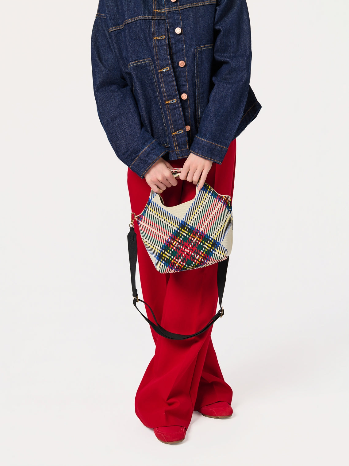 Robbie Plaid Mini Tote