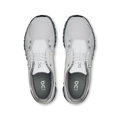 Cloud 6 M - Wolf/Rock men's running shoe in white and gray by ON RUNNING from HCO collection