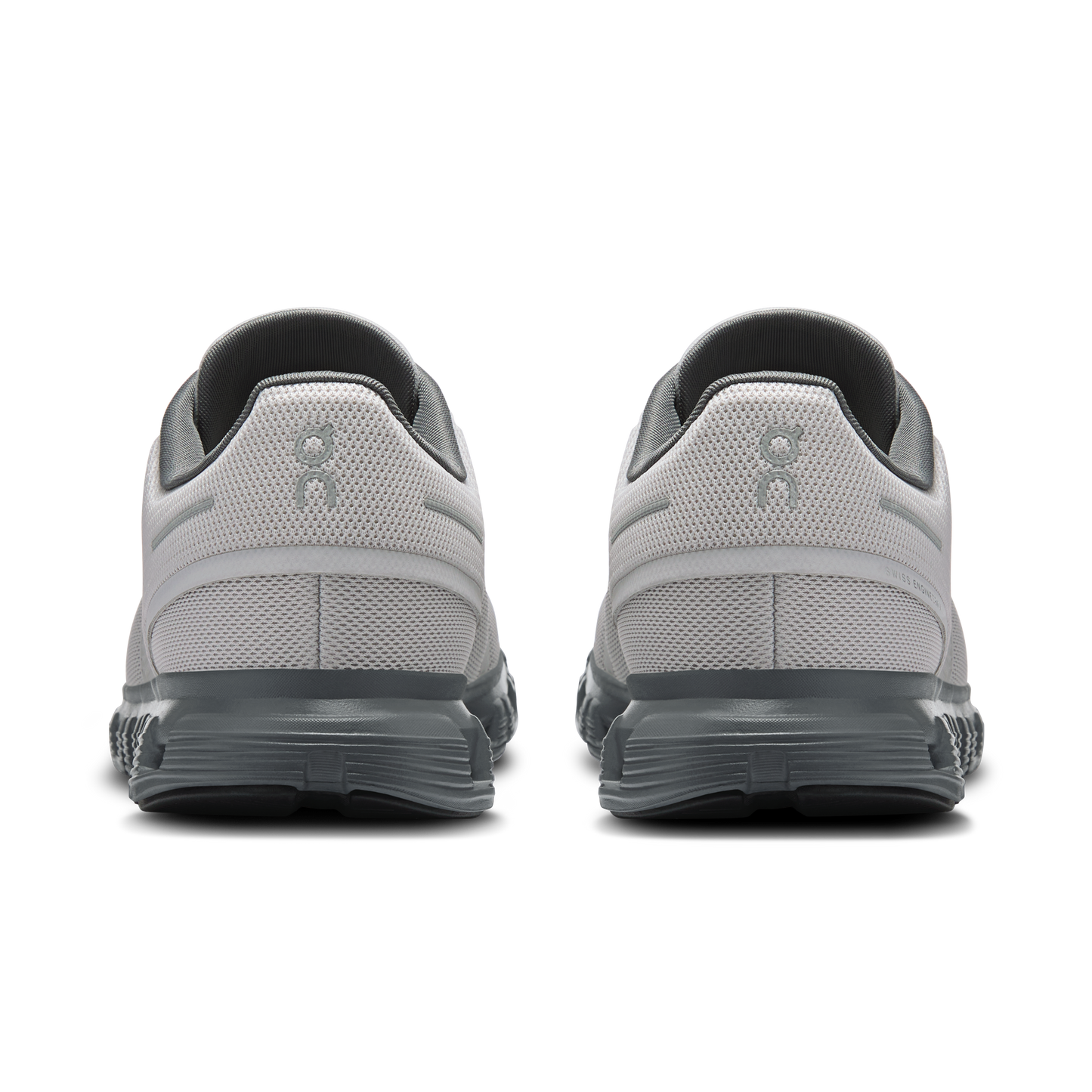 Cloud 6 M - Wolf/Rock men's running shoes in white and gray by ON RUNNING from HCO collection