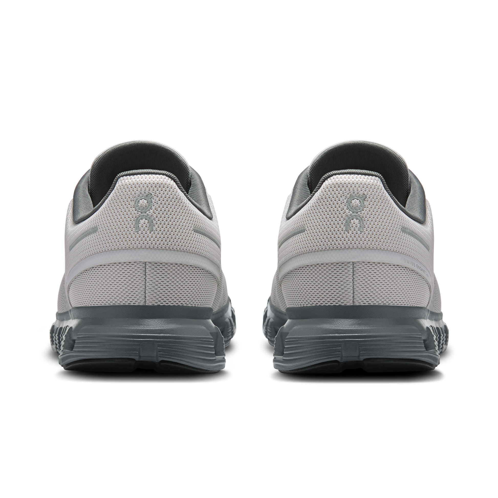 Cloud 6 M - Wolf/Rock men's running shoes in white and gray by ON RUNNING from HCO collection
