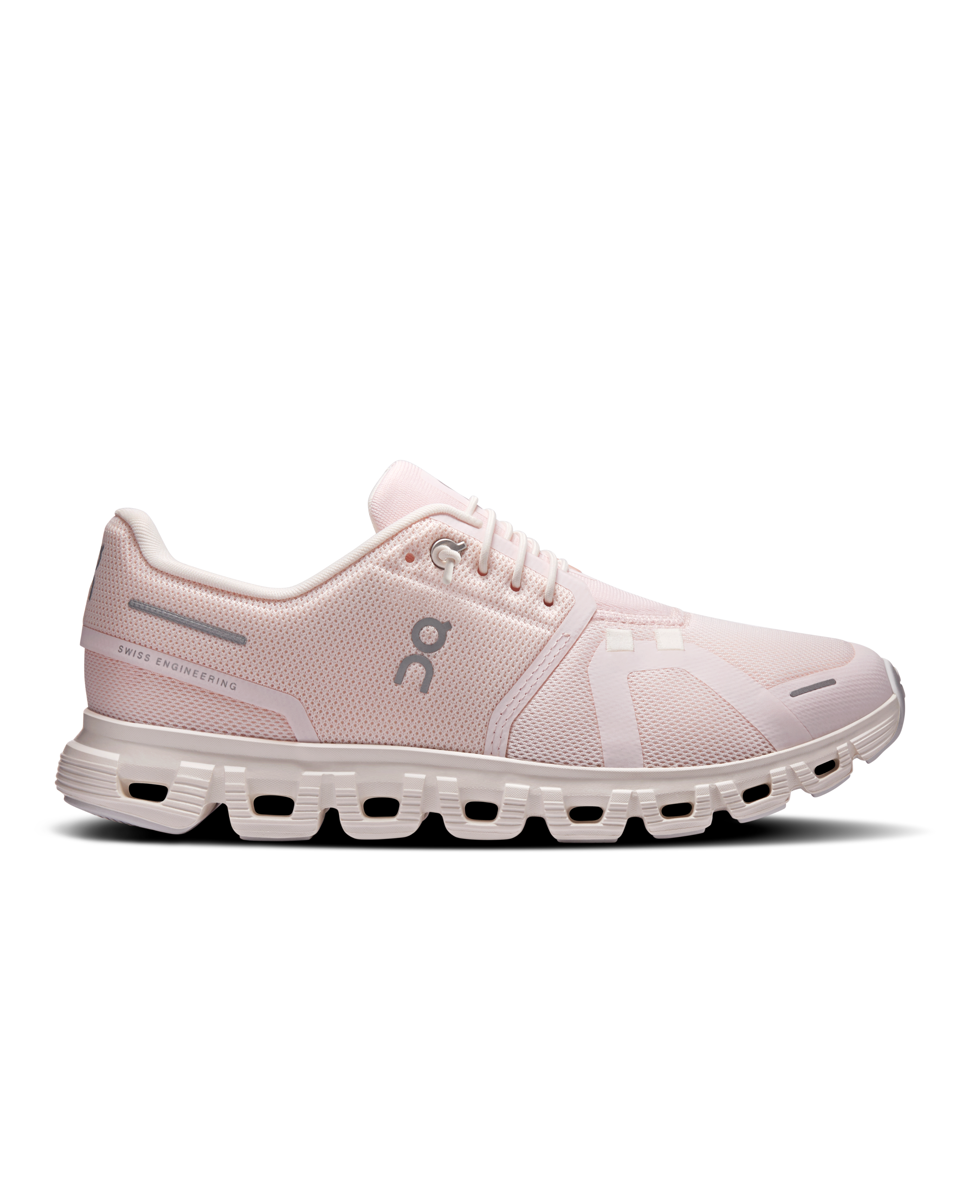 Cloud 6 W - Salt/Gardenia women's running shoe with cushioned sole by ON RUNNING HCO