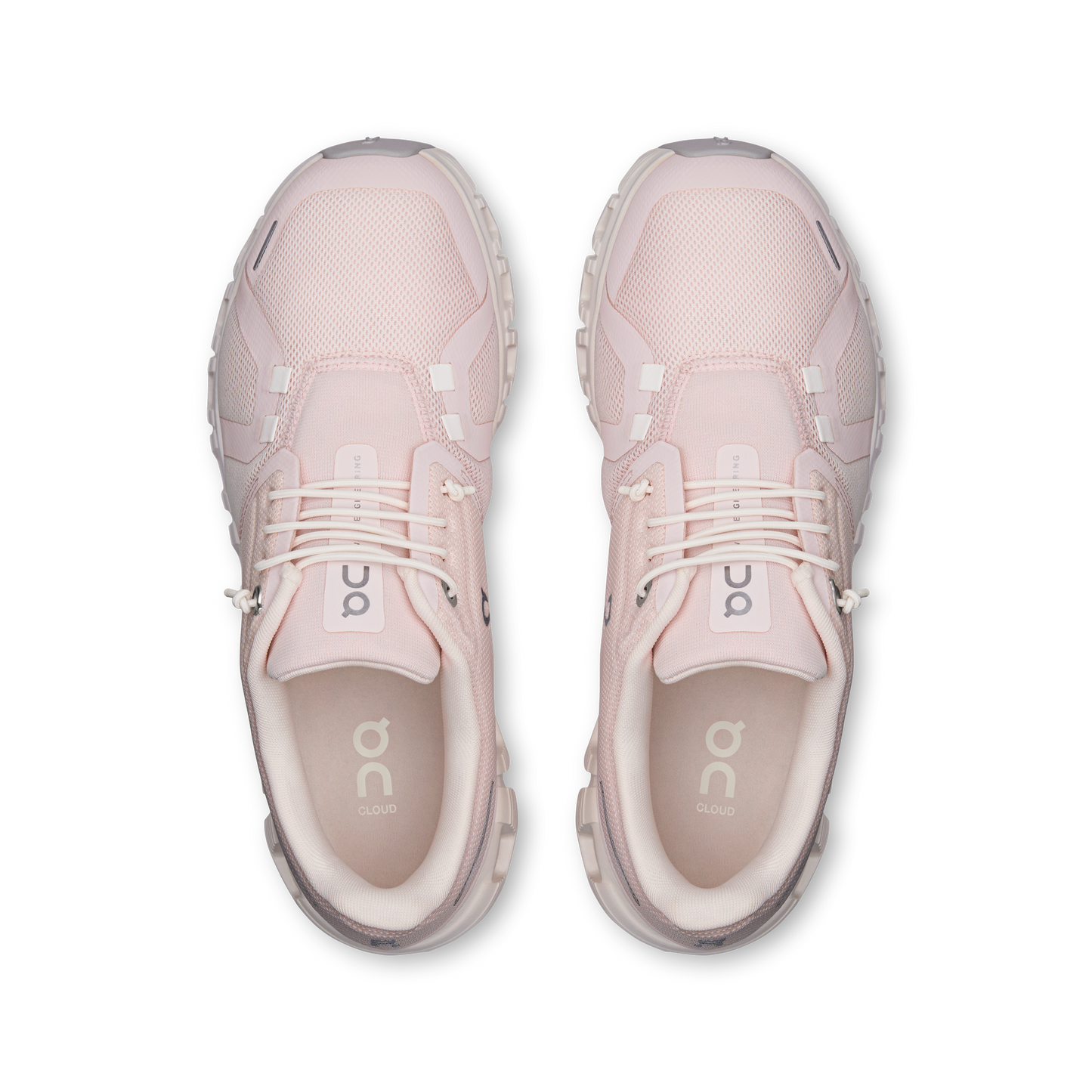Cloud 6 W - Salt/Gardenia women's running shoes by ON RUNNING, curated at HCO Fredericksburg