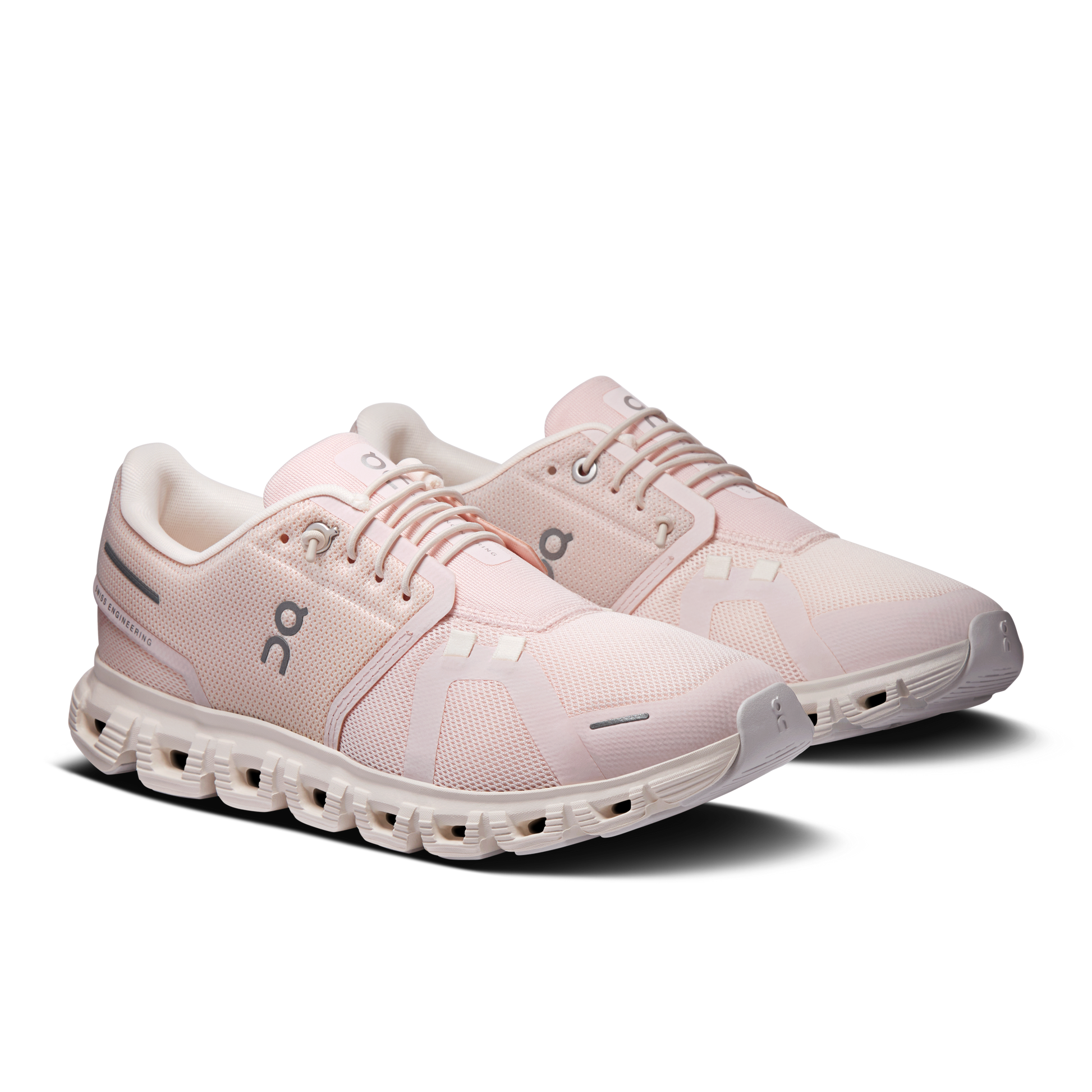 Cloud 6 W - Salt/Gardenia women's running shoes by ON RUNNING, curated at HCO Fredericksburg