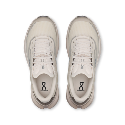 Cloudvista 3 W - Pearl/Cinder by ON RUNNING, cushioned white and beige women's shoes at HCO