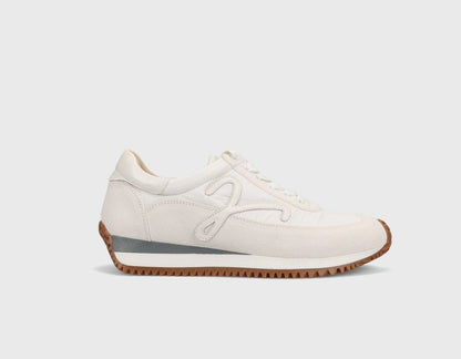 Queen - White Nival retro lace-up sneaker with two-tone sole by VANELI at HCO Fredericksburg