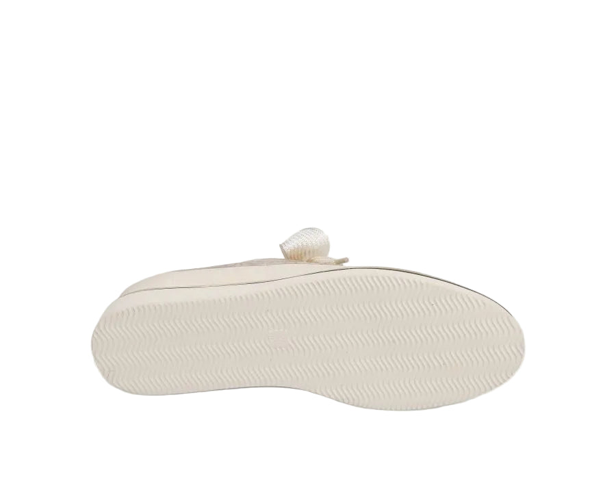 Quenda - Champagne Boro Print beige animal lace-up shoe sole with rubber grip VANELI Women's Shoes HCO