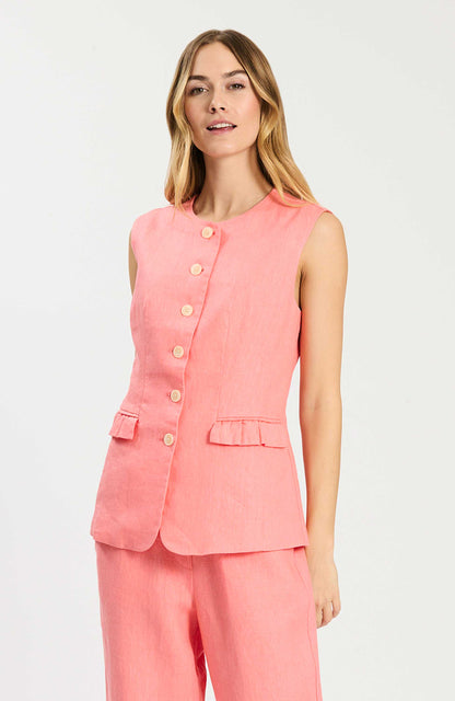 Reid Linen Vest